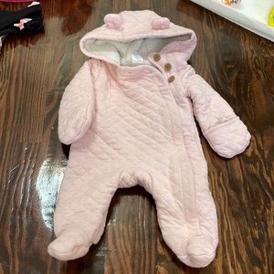 Newborn quilted onesie